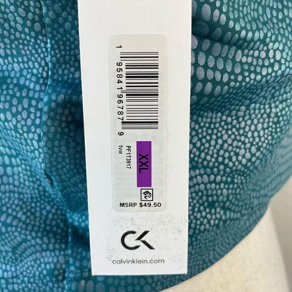 NWT Calvin Klein Performance Athletic Cropped Tankini Top Size XXL - Picture 3 of 7